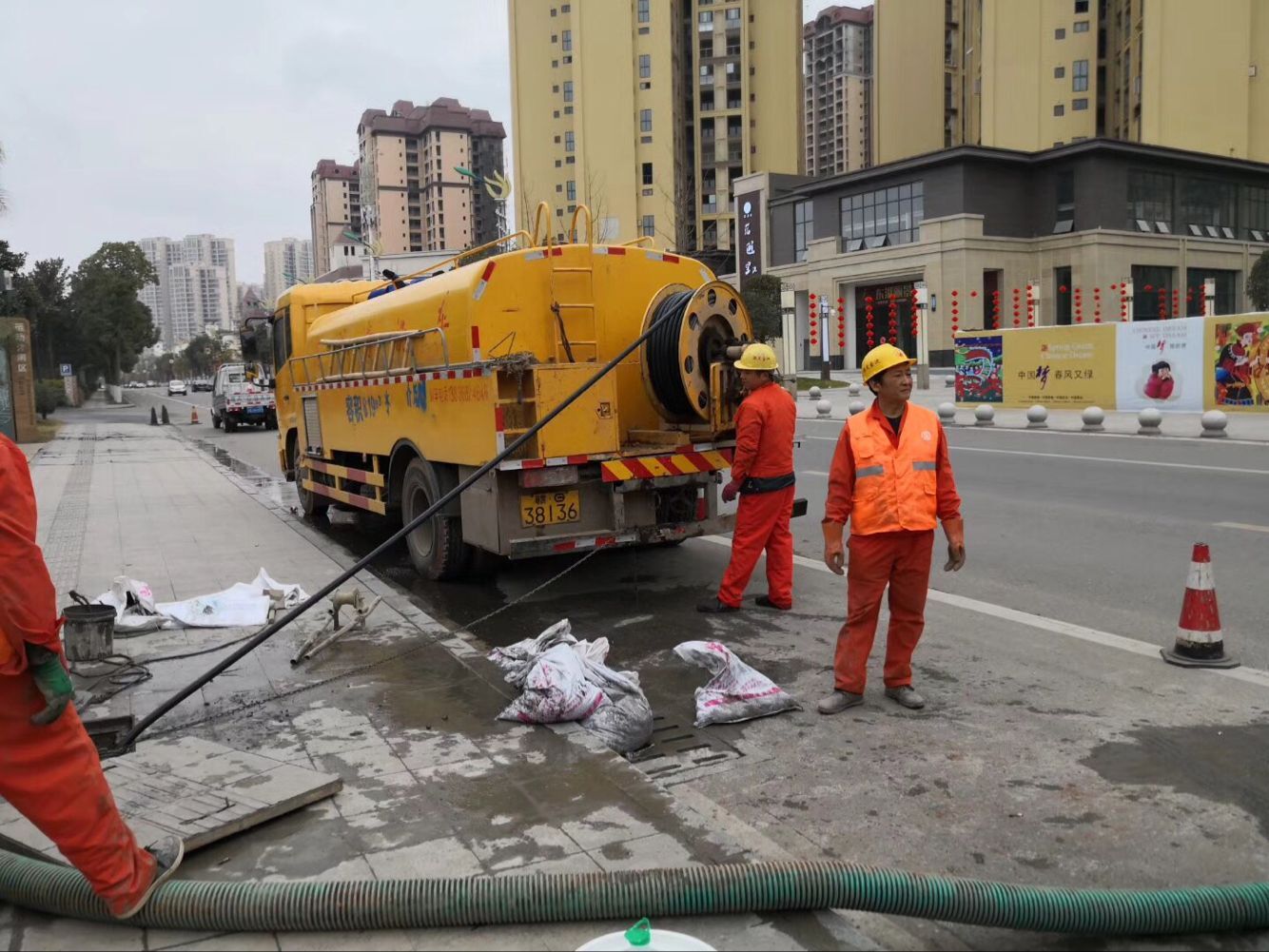 剑阁排污管道清淤-管道清洗